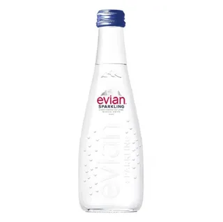 Evian Natural Mineral Water with Gas – 330ml