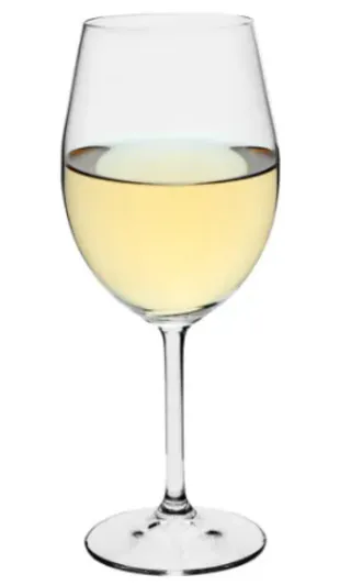 GLASS OF WHITE WINE