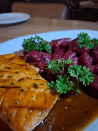 SALMONE ROSATO WITH RUBY GNOCCHI