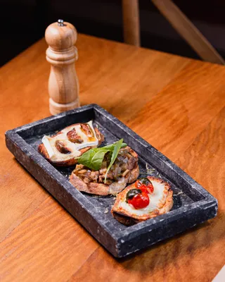 TRIO OF BRUSCHETTA