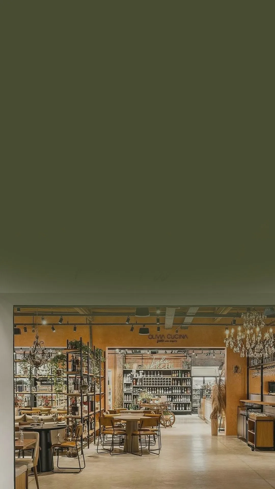 Olivia Cucina dining room at Armazém Rita Maria